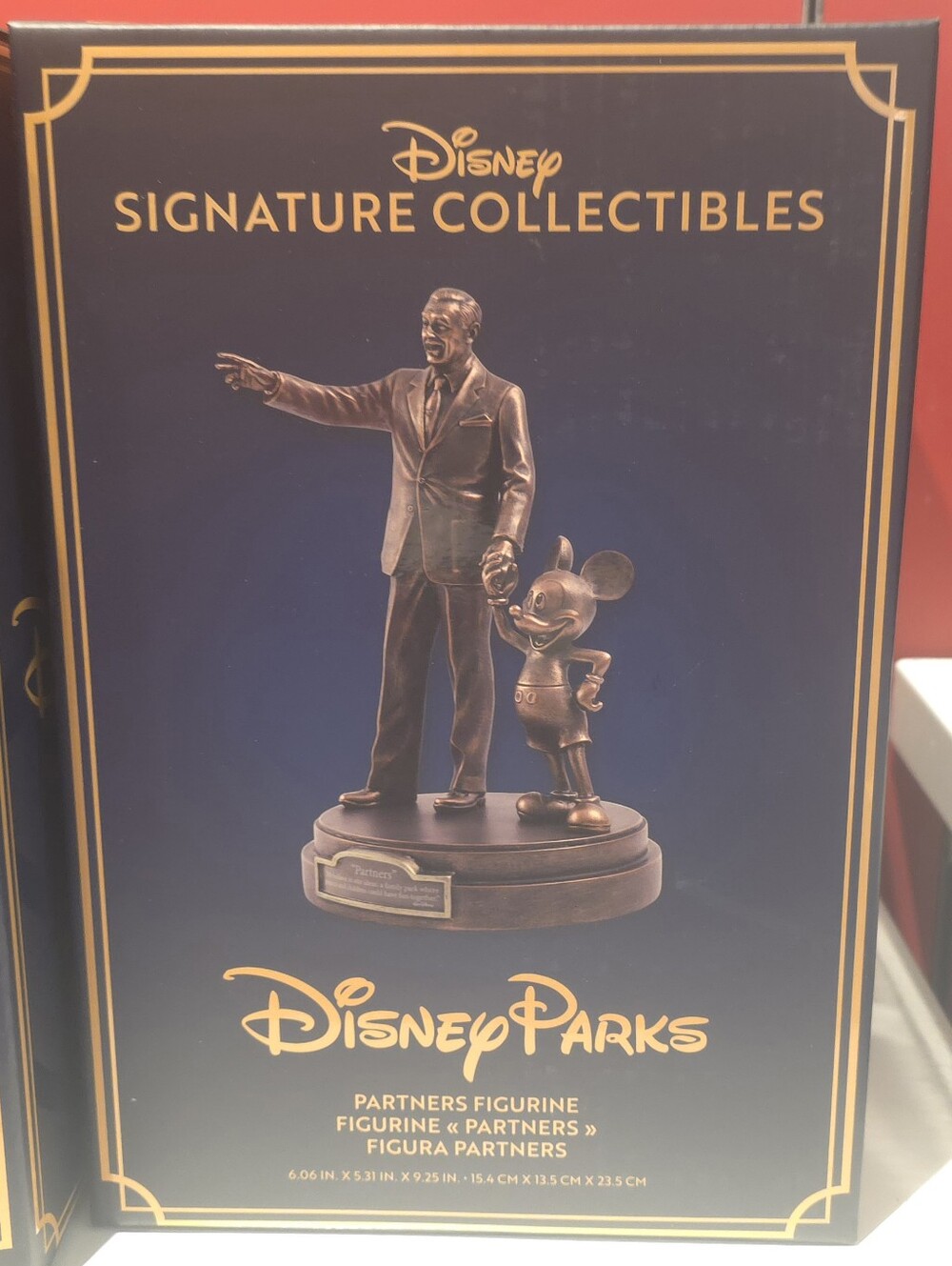 Disney Park Partners'' Walt Disney and Mickey Mouse Statue Sealed FREE SHIPPING